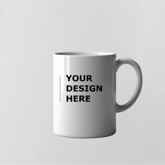 Customised white mug