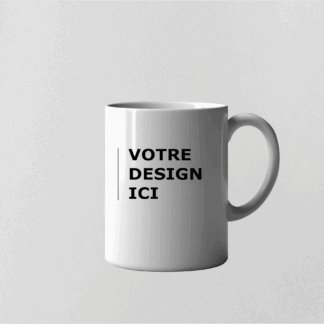 Mug blanc personnalisé